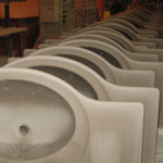 Fireclay farm sink factory 4