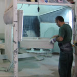 Fireclay farm sink factory 7