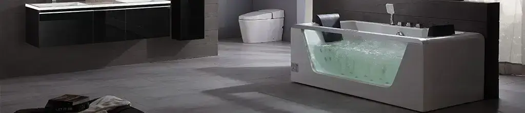 Premium whirlpool bathtubs for luxury bathroom interiors