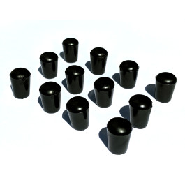 GRFT-B 12 Replacement Pieces of Black Rubber Feet for Whitehaus Sink Grids