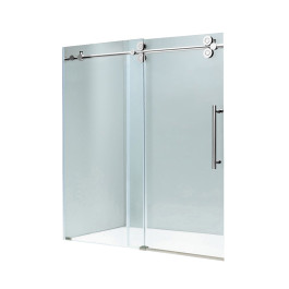 VIGO VG6041CL6074 Elan Frameless Shower Door With Clear Tempered Glass