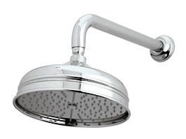 Rohl 1037/8APC Polished Chrome 8" Shower Rose with Easy Clean Anti-Cal Spray