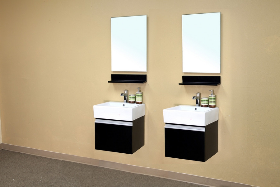 Bellaterra Home 203145-D Double Vanity - Mirrors Sold Separately