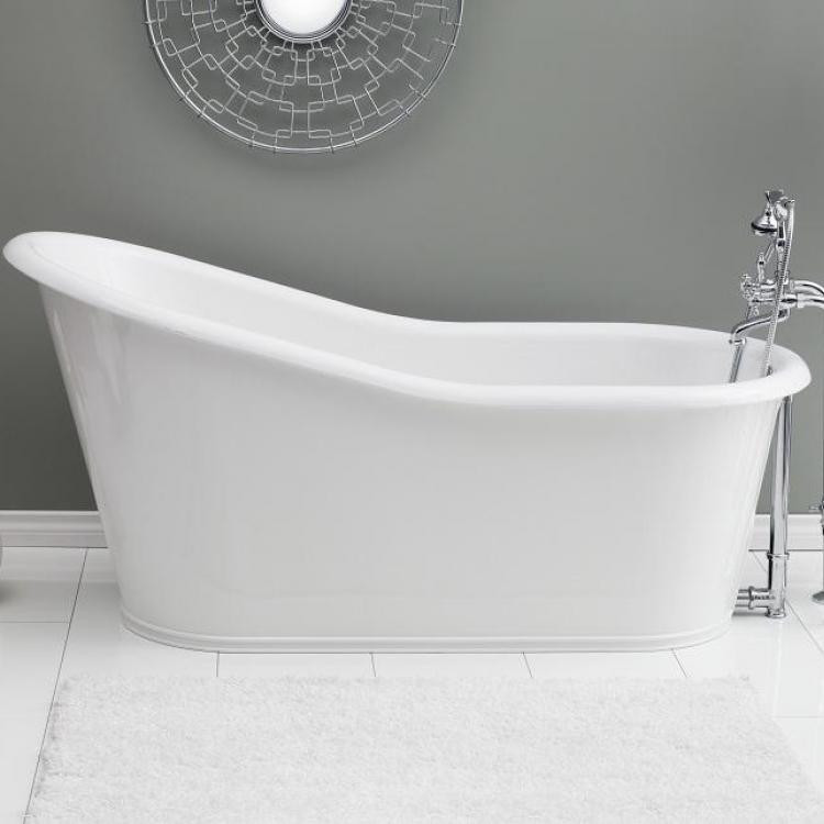Cheviot 2158-WW-8 Bathtub with Flat Area For Faucet Holes - 8" Drilling