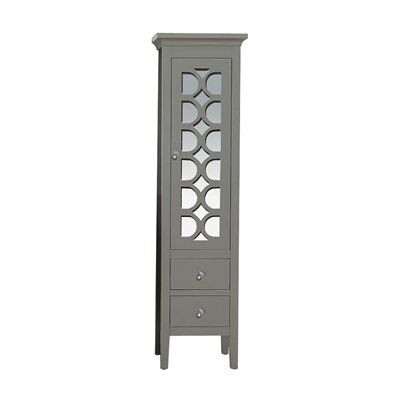 Laviva 313MKSH-SCG Mediterraneo Sidecab Collection Side Cabinet In Grey  