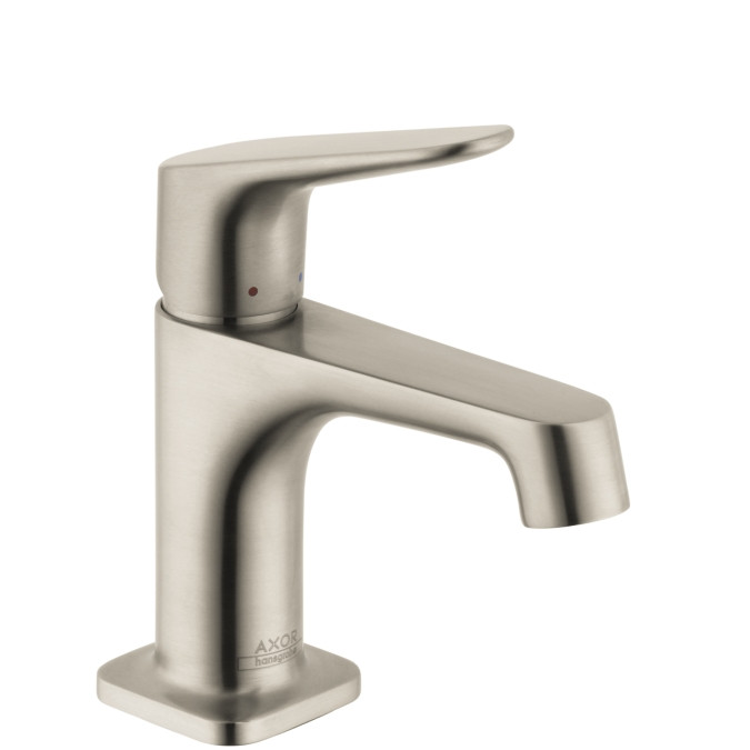 AXOR 34016821 Citterio Brushed Nickel M Single Hole Deck Mount Faucet Small