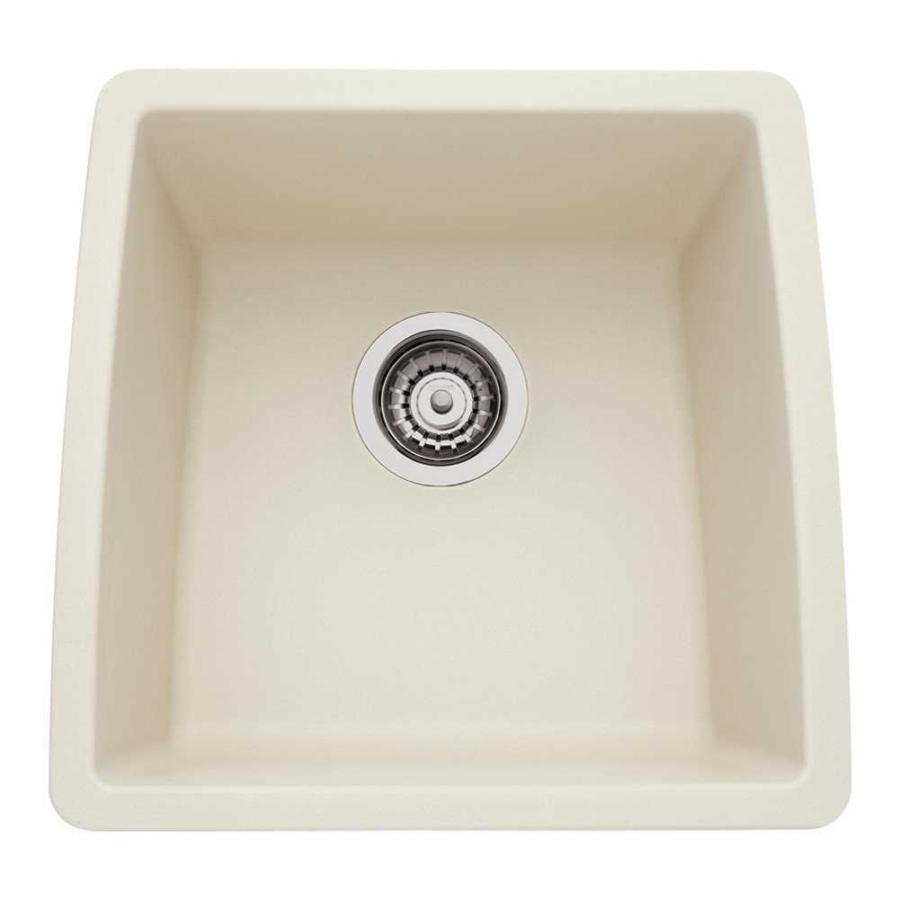 Blanco 440080 Performa™ SILGRANIT Bar Bowl Deck Mounted Kitchen Sink in Biscuit