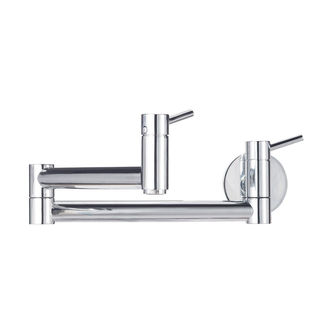 Cantata Wall Mounted Pot Filler In Polished Chrome
