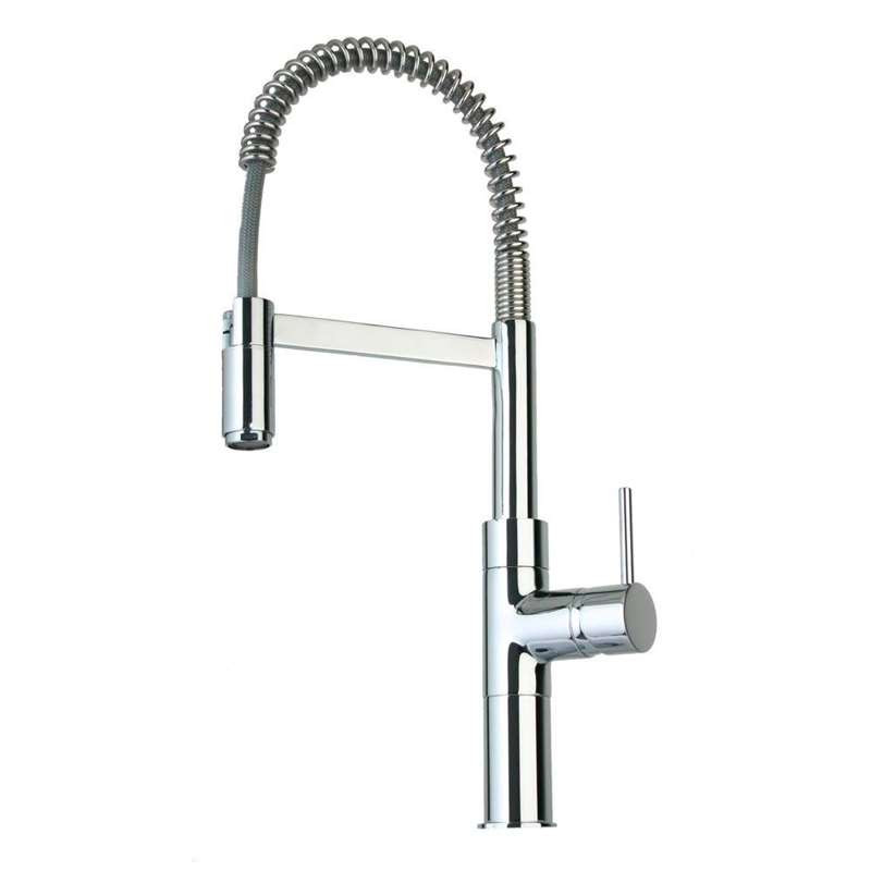 Latoscana 78CR556 Elba Single Handle Kitchen Faucet With Spring Spout In Chrome