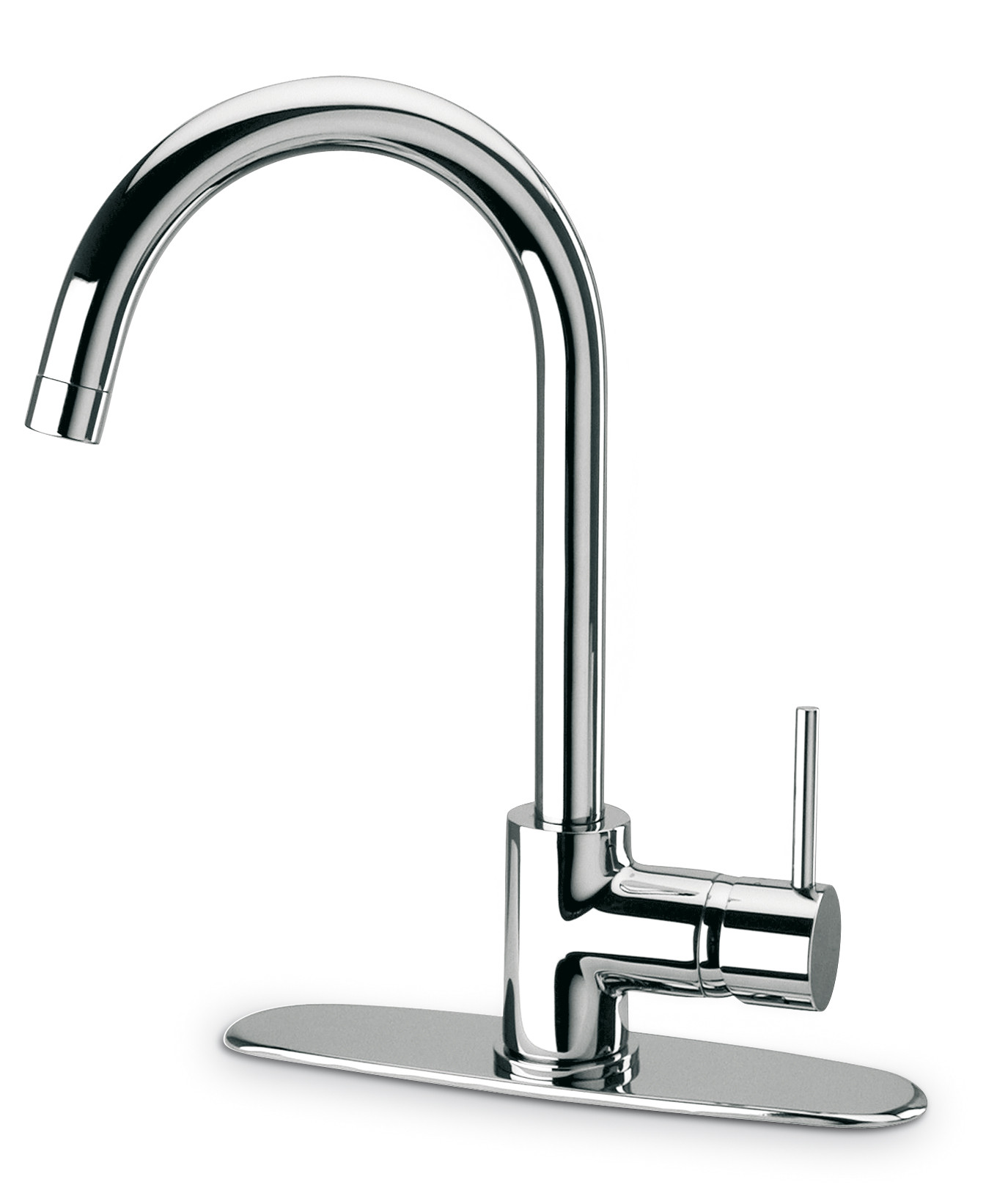 LaToscana 78CR591 Single Hole Pull Down Kitchen Faucet - Shown In Chrome