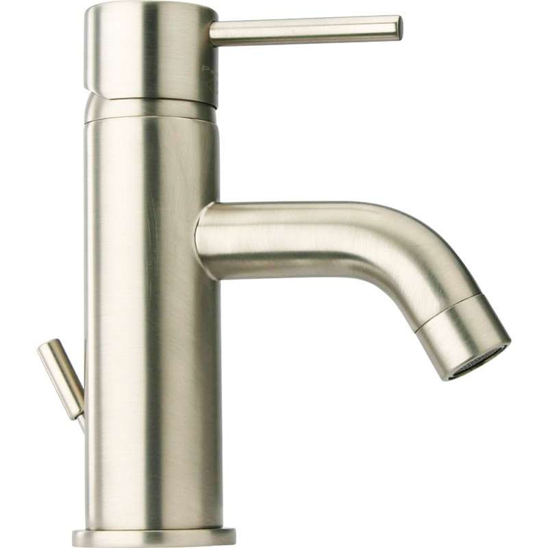 Brushed Nickel LaToscana 78PW211 7 in Single Handle Bathroom Faucet