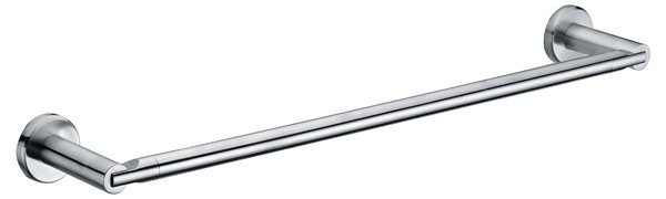 Dawn 94011118S 18" Stainless Steel Round Towel Rail in Polished Satin Nickel