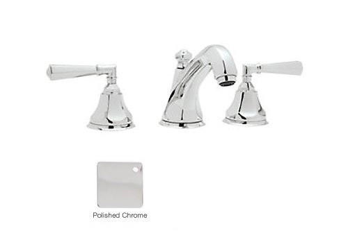 Rohl A1908LMAPC-2 Palladian 3-Hole Widespread Lavatory Faucet with Lever handle 