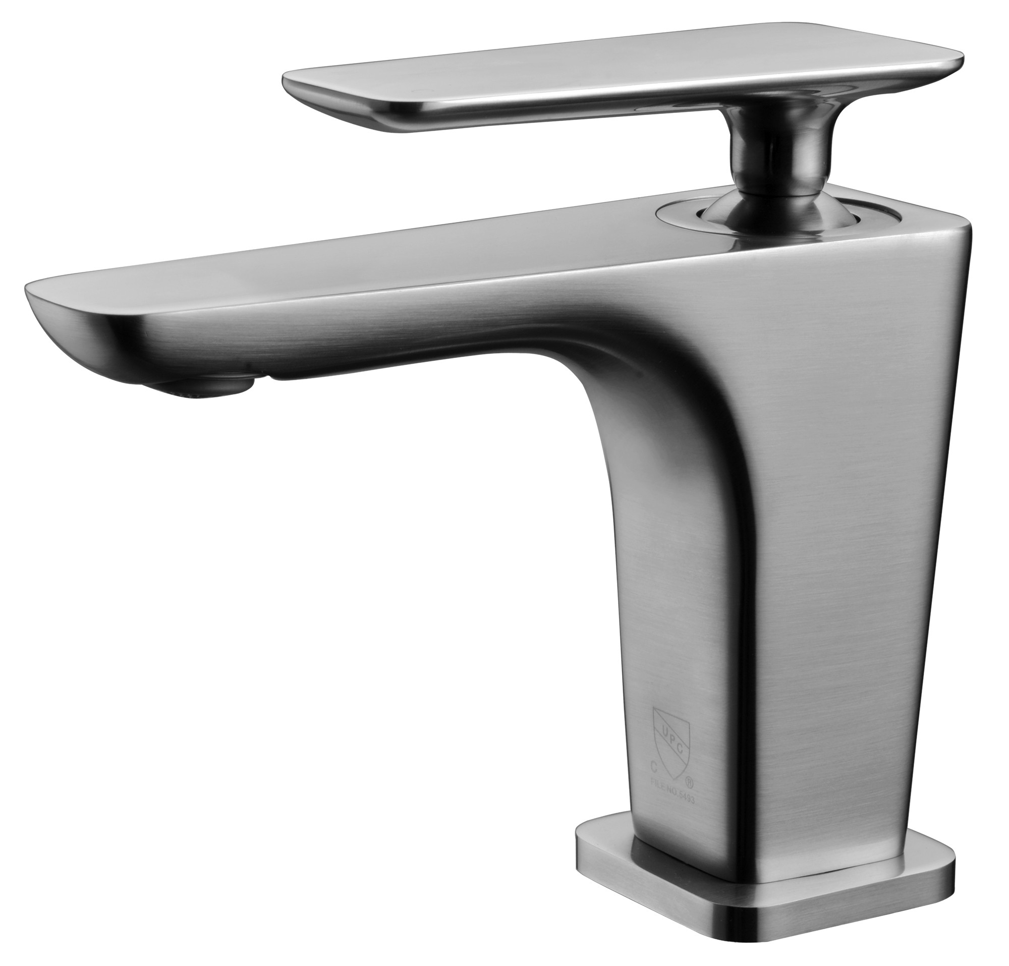 ALFI brand AB1779-BN Brushed Nickel Single Hole Modern Bathroom Faucet