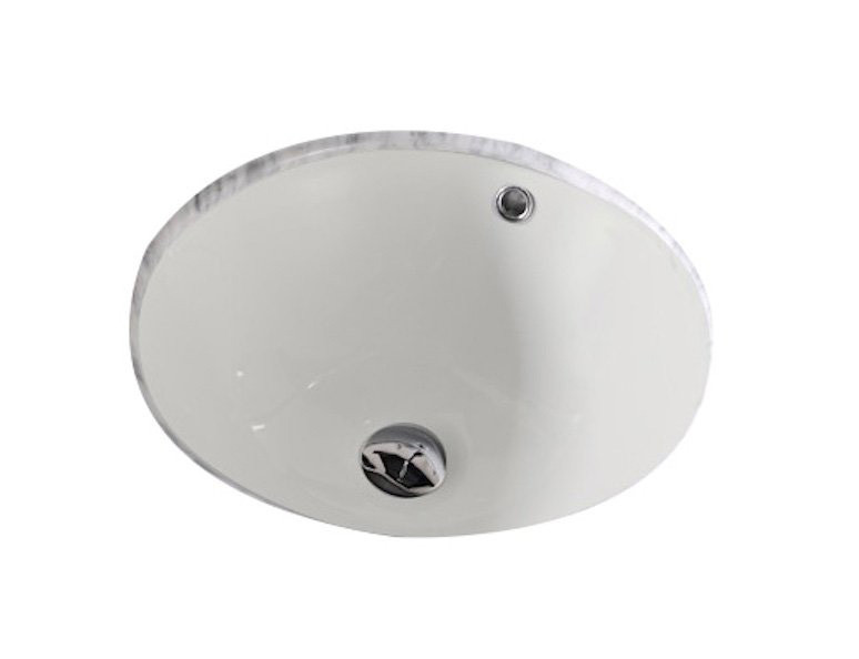 American Imagination AI-545 CUPC Certified Round Undermount Sink In Biscuit Color