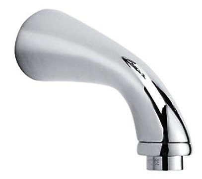 Rohl C1703APC Country Bath Verona 7" Non Diverter Wall Mount Tub Spout in Polished Crome