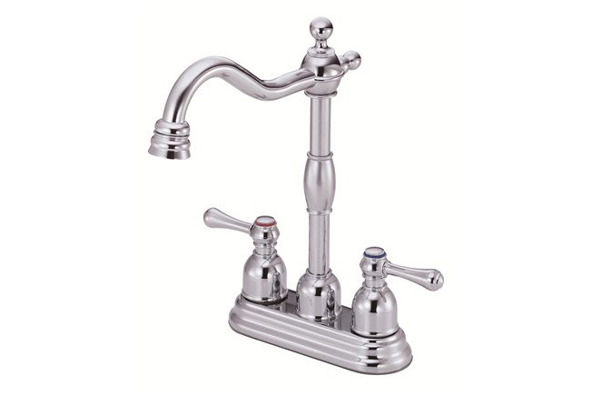 Danze D153557CH Opulence Two Lever Handle Victorian Bar Faucet in Chrome