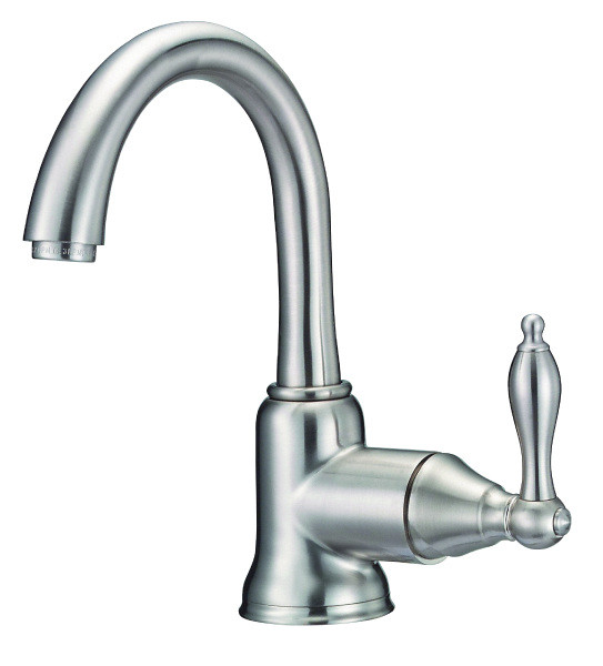 Danze D222540BN Fairmont™ Single Lever HandleFaucet With Metal Touch Down Drain In Brushed Nickel