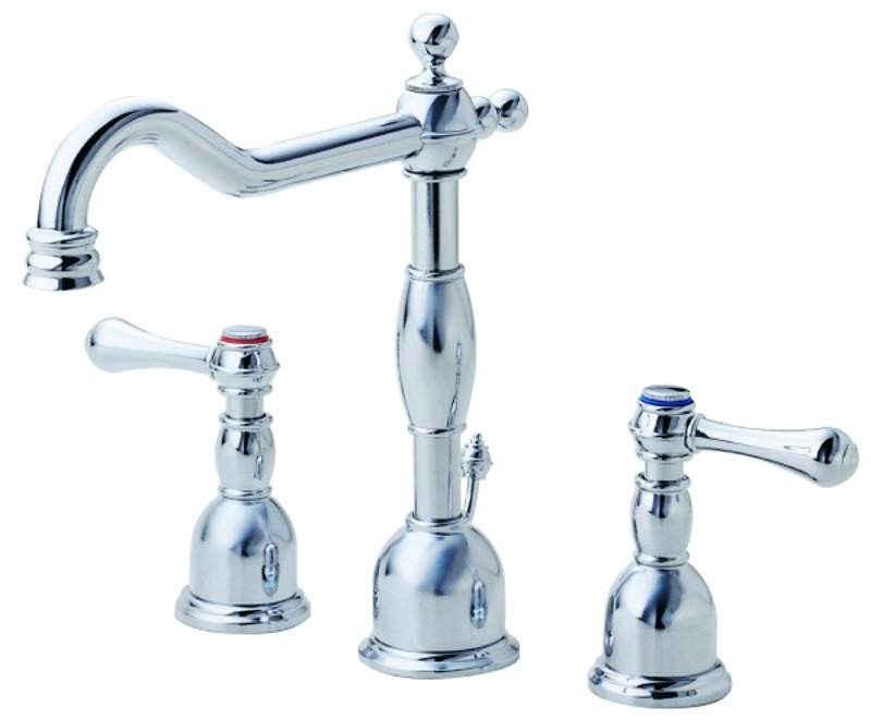 Danze D304157 Two Lever Handles Widespread Curved Lavatory Faucet In Chrome