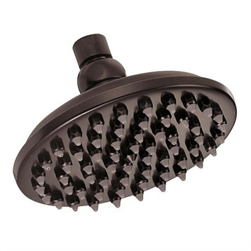 Danze D451279BR Sunflower 6 Inch One Function Showerhead In Tumbled Bronze