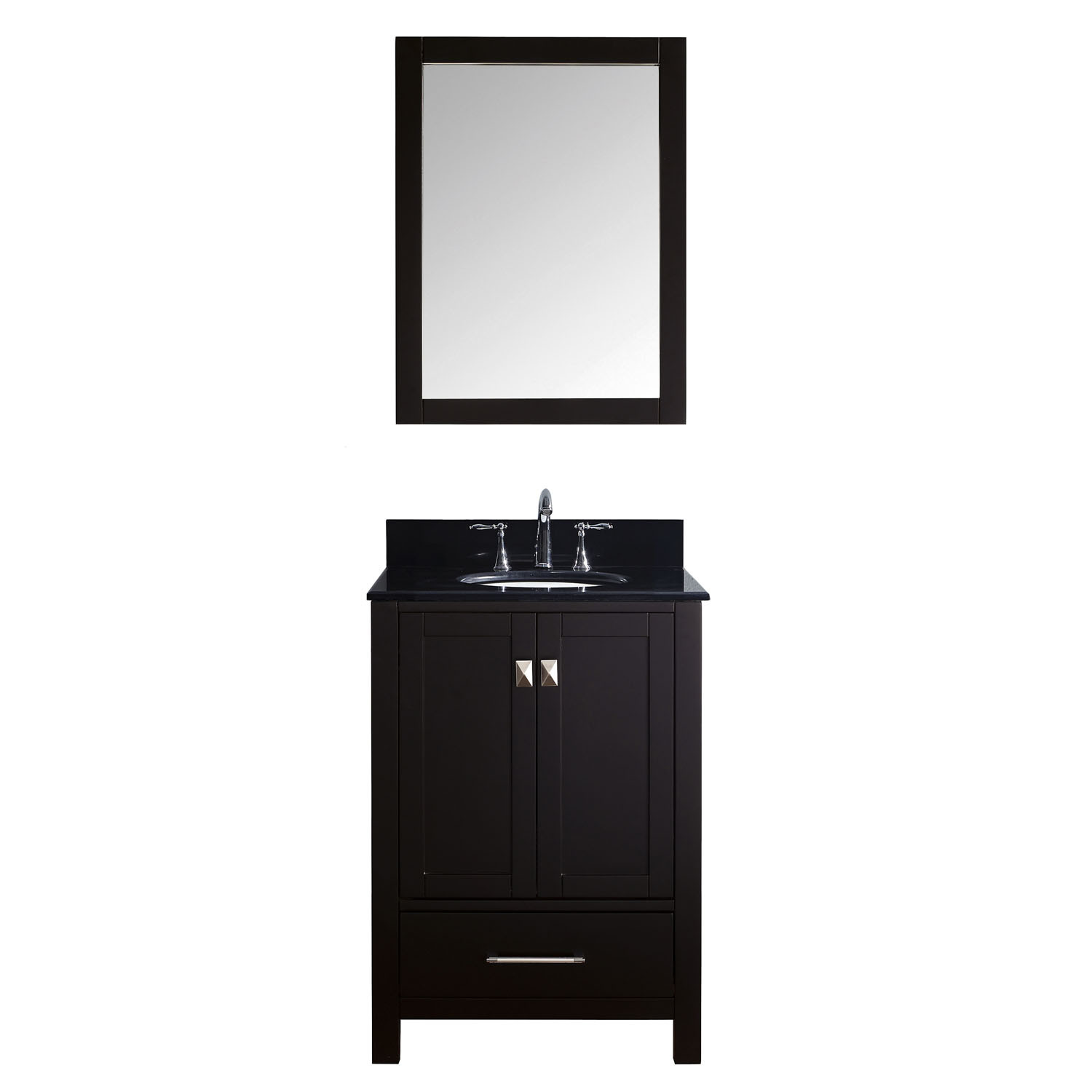 Virtu GS-50024-BGRO Caroline Avenue 24 Inch Single Bathroom Vanity Set