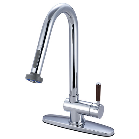 Gourmetier GS8881DWL Wilshire Pull-Down Spray Kitchen Faucet in Chrome