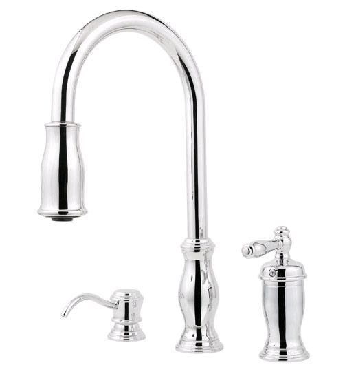 Price Pfister GT526-TM Hanover Pull Out Kitchen Faucet