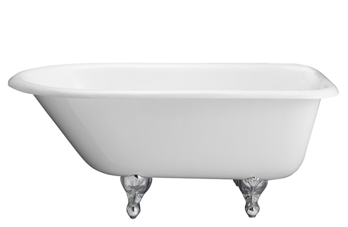  Cast Iron Bathtub With 3-3/8 Inch Wall Holes Ball and Claw Feet