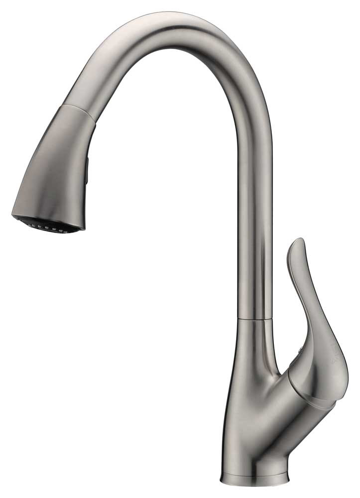 ANZZI KF-AZ031BN Accent Pull Down Spray Kitchen Faucet In Brushed Nickel