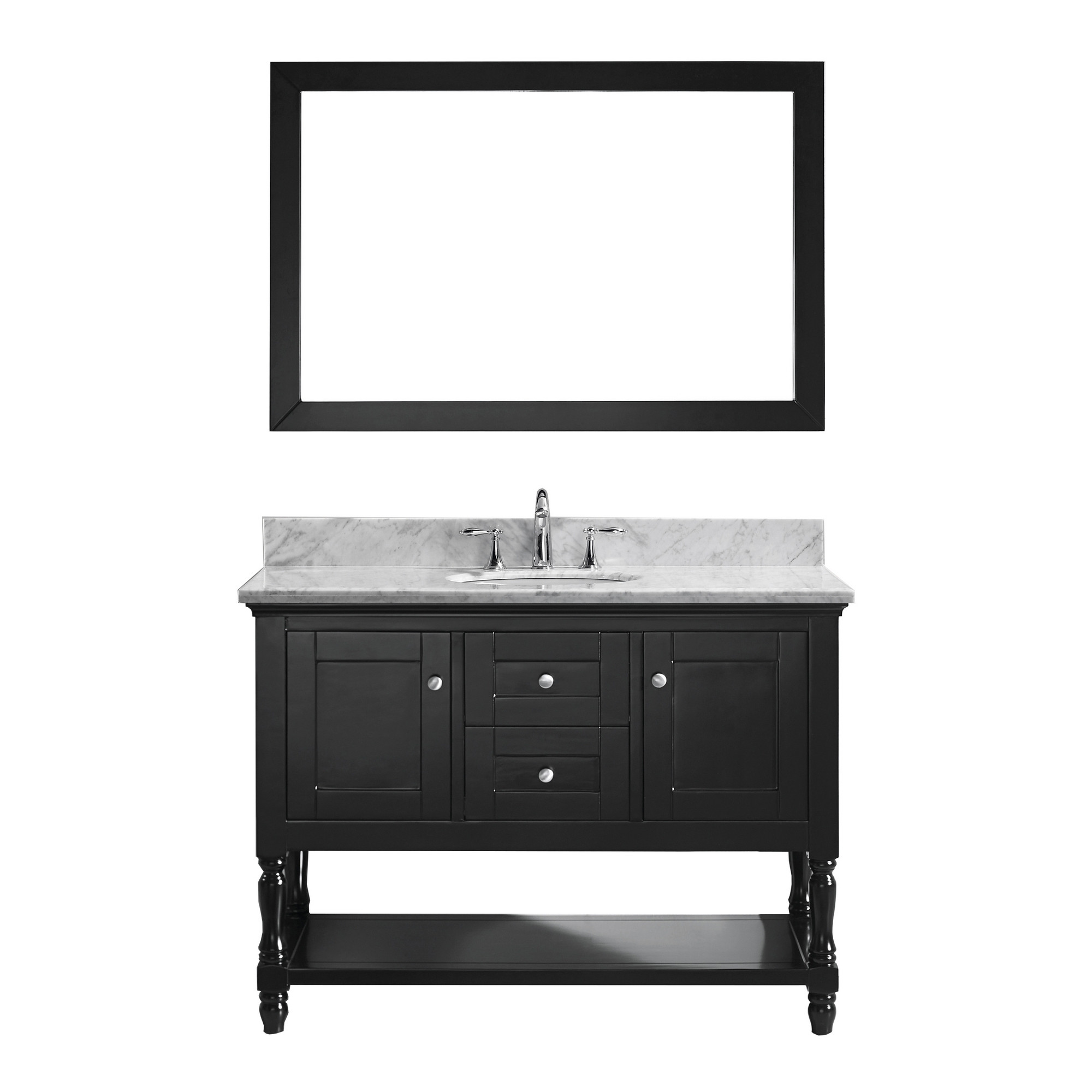 Virtu MS-3148-WMRO-ES Julianna Espresso 48" Single Bath Vanity Cabinet Set