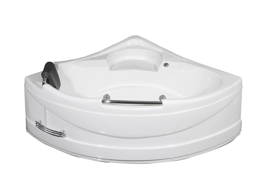 Aston Global MT618 59" x 59" Acrylic Corner Whirlpool Bath Tub in White