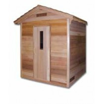 SaunaCore COD5X7 Classic Outdoor Sauna Room For Six