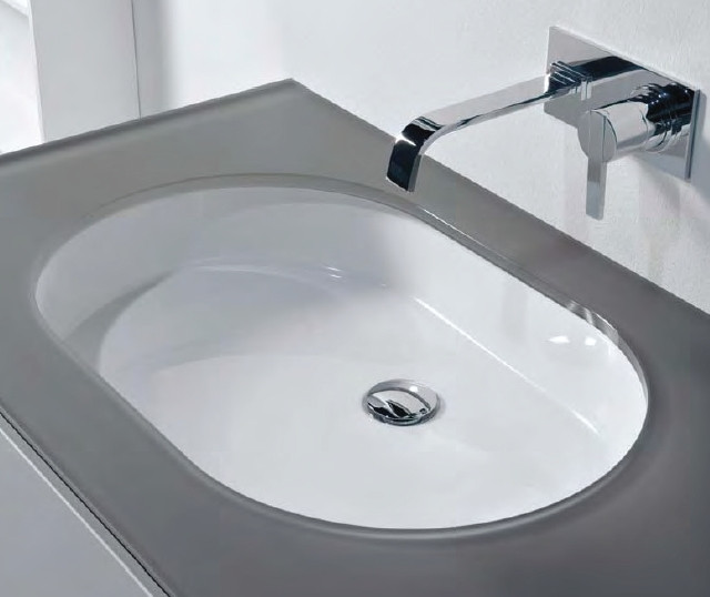 Cantrio Koncepts PS-110 Vitreous China Undermount Sink With Overflow