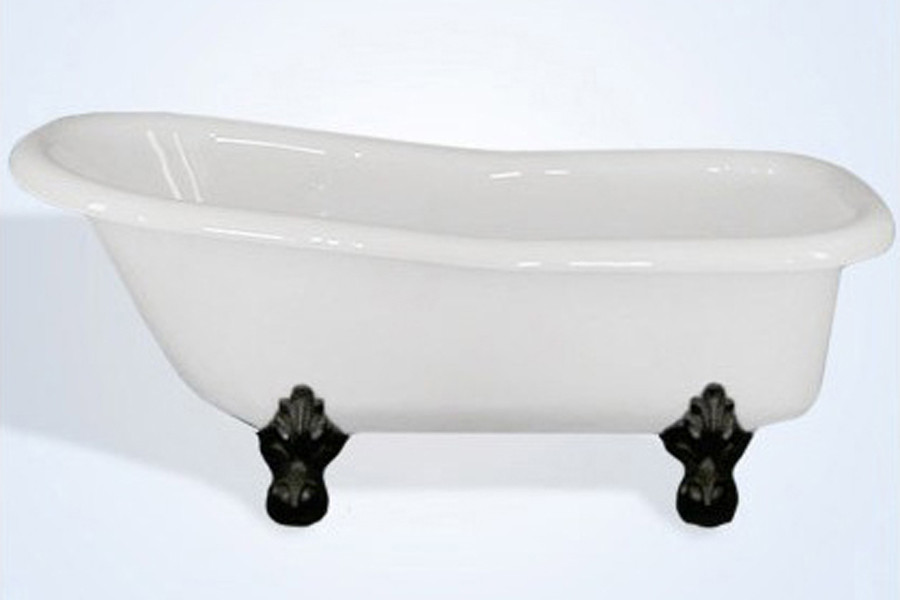 Restoria RS551-NI Imperial 5 Foot 6 inch Slipper Tub With No Faucet Holes