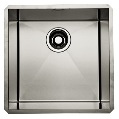 Rohl RSS1515SB Single Bowl Stainless Steel Sink in Brushed Stainless Steel