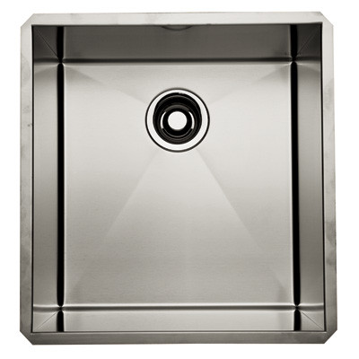 Rohl RSS1718SB Single Bowl Stainless Steel Kitchen Or Prep Sink in Brushed Stainless Steel