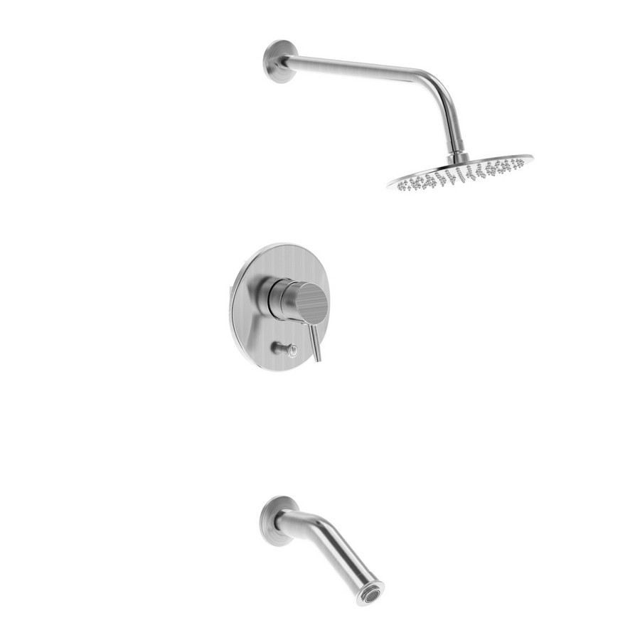 Parmir SSB-530 Solid Stainless Steel Single Handle Tub And Shower Faucet