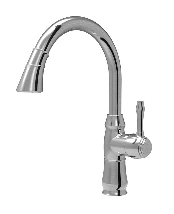 Parmir SSK-790 Single Hole Single Handle Kitchen Faucet with Pull Out Spray