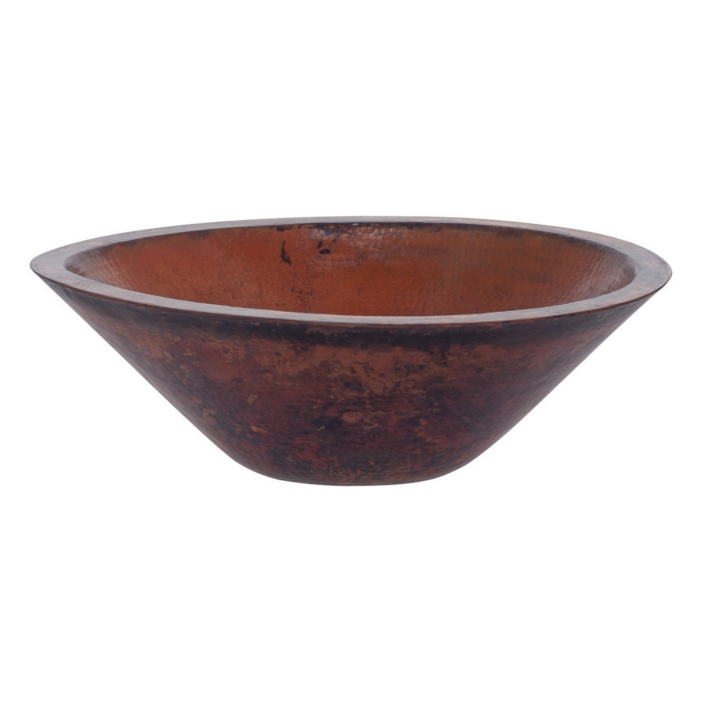 Novatto TCV-010NAORB MONTEVIDEO Vessel Sink With Oil Rubbed Bronze Drain