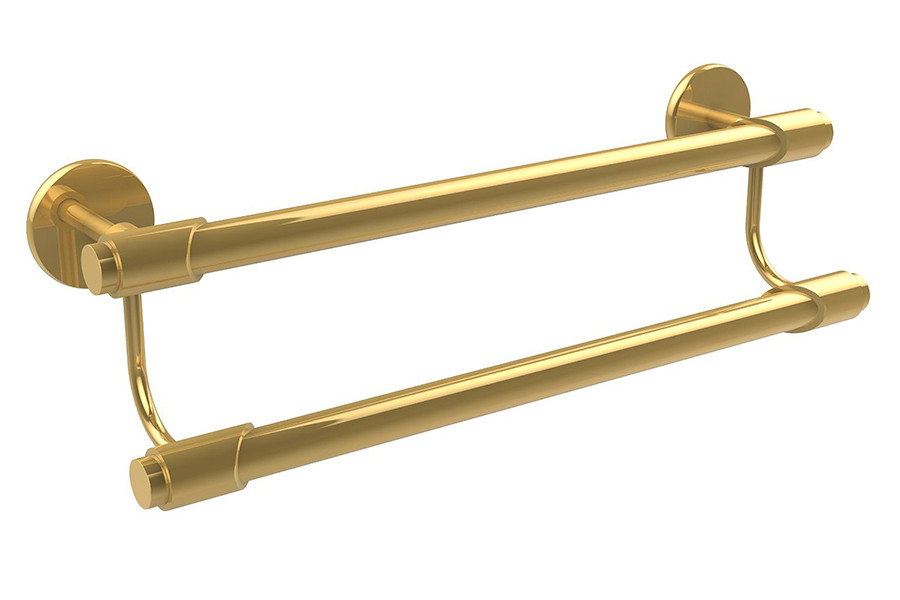 Allied BrasAllied Brass TR-72-30-CA 30 Inch Double Towel Bar in Antique Copper7s TR-72-30-PB 30 Inch Double Towel Bar in Polished Brass
