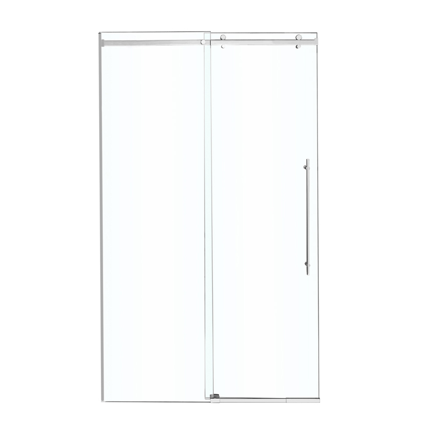 VIGO VG6043CHCL6074 Luca 60 Inch Frameless Shower Door with Clear Glass