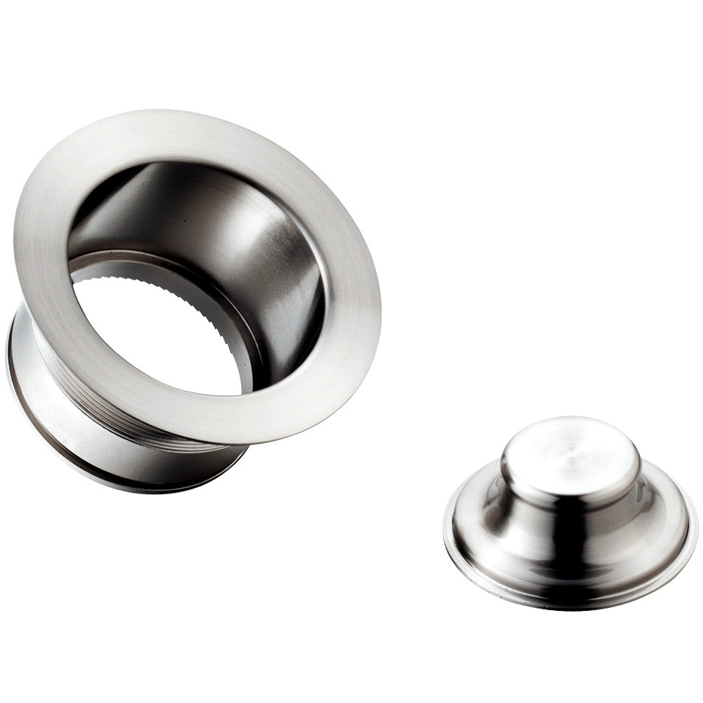 Whitehaus WH007EXT-C Chrome Cyclonehaus Brass Extended Flange for Deep Fireclay Sinks