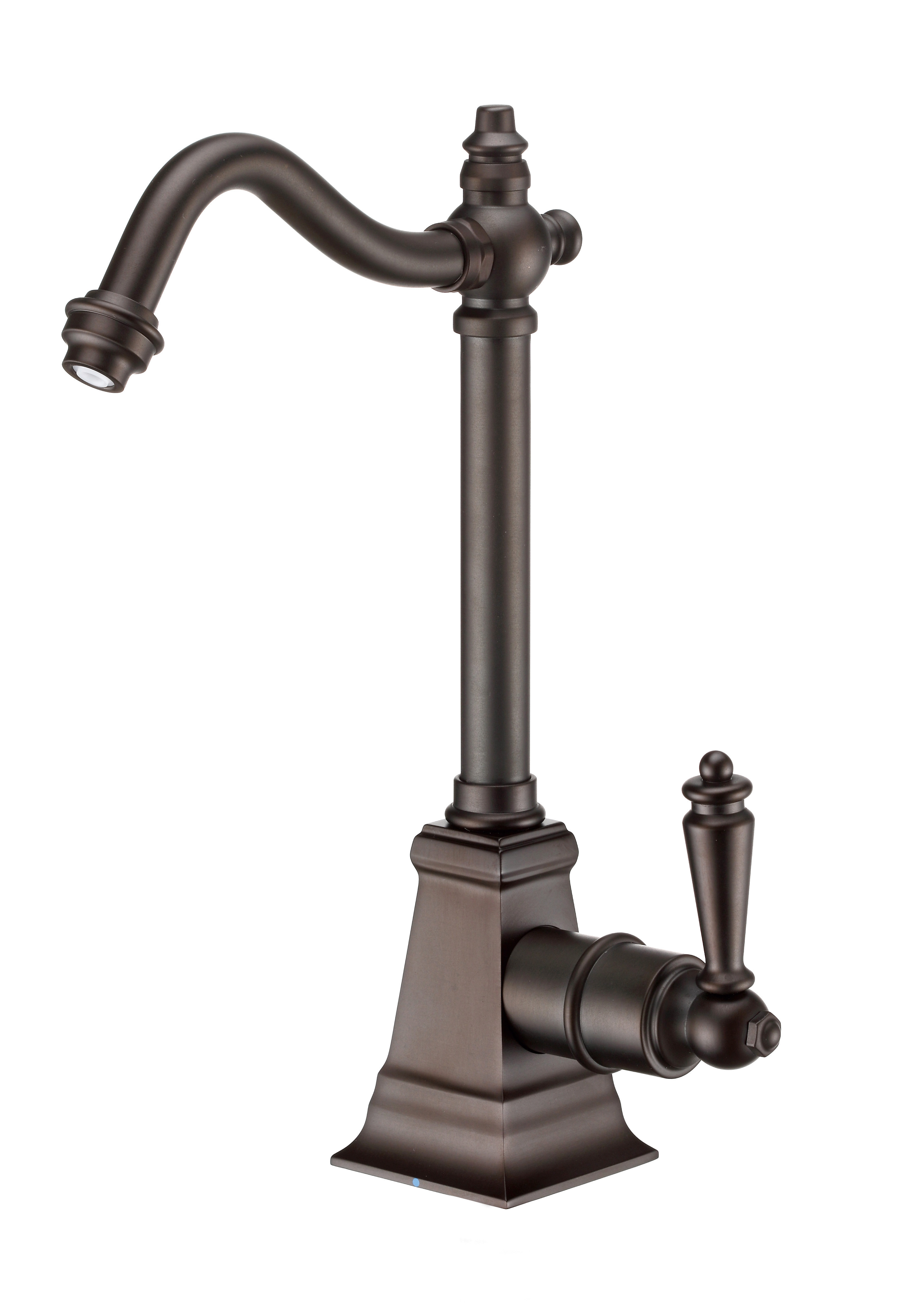 Whitehaus WHFH-C2011-ORB Oil Rubbed Bronze Point of Use Cold Water Faucet with Traditional Spout