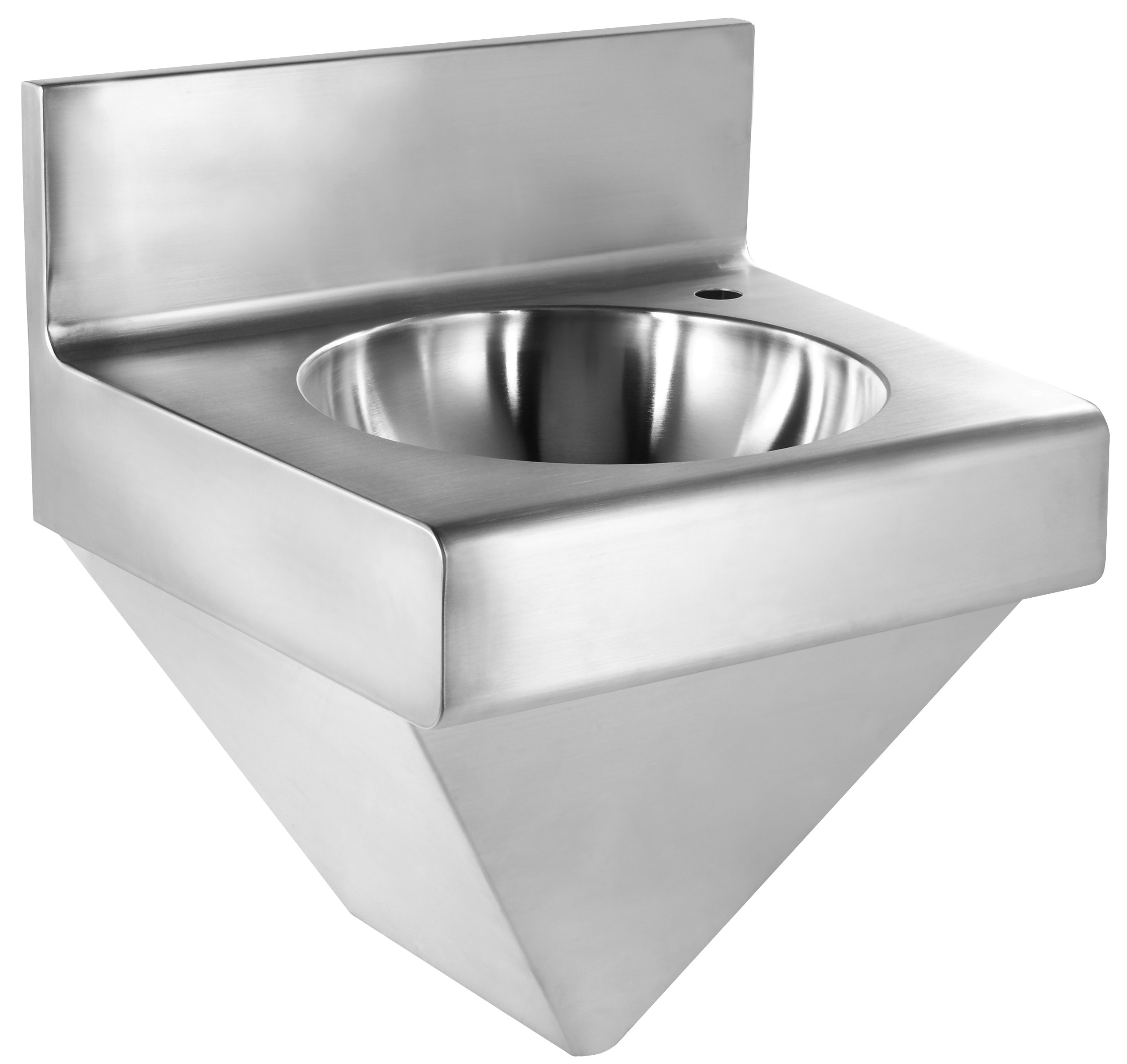 Whitehaus WHNCB1815 Stainless Steel Noah'S Commerical Wall Mounted Commerical Wash Basin