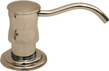 Whitehaus WHSD45N Kitchen Brass Vintage Soap / Lotion Dispenser