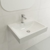 BOCCHI 1077-001-0126 Scala Arch 23.75 Inch 1-Hole Wall-Mounted Fireclay Sink In White