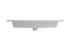 BOCCHI 1113-001-0127 Ravenna 32.25 Inch 3-Hole Wall-Mounted Fireclay Sink with Overflow In White
