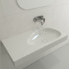 BOCCHI 1115-001-0125 Etna 35.5 Inch Wall-Mounted Fireclay Sink with Matching Drain Cover In White