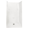 Ella's Bubbles 4836 BF 4P .875 C-WH STD Barrier Free Roll In Shower System