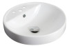American Imagination AI-1122 Drop In Round Vessel For 4-in. o.c. Faucet in Brushed Gold
